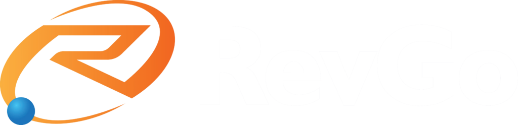 Revgo logo white